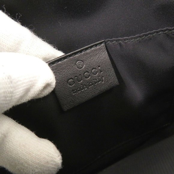 Gucci Guccissima Black CANVAS, LEATHER shoulder - Picture 9 of 10